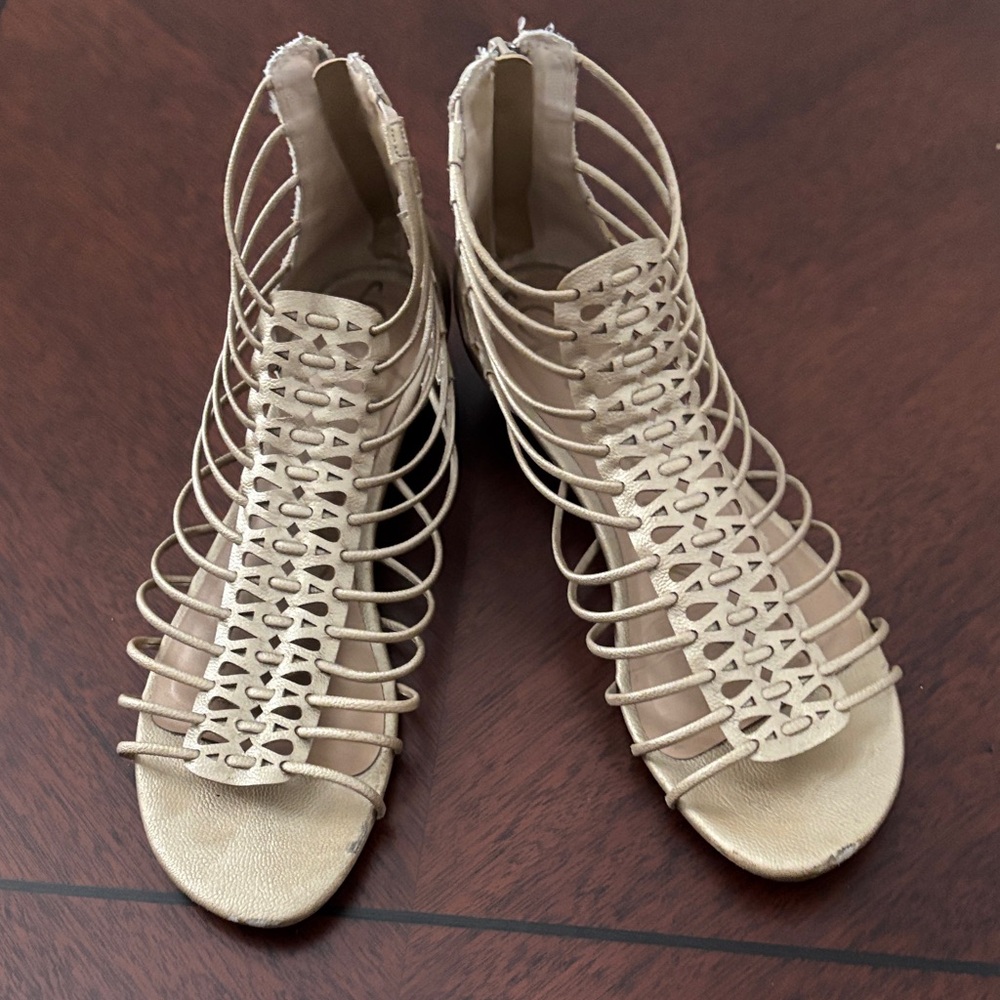 American Rag Beige Strappy Sandals